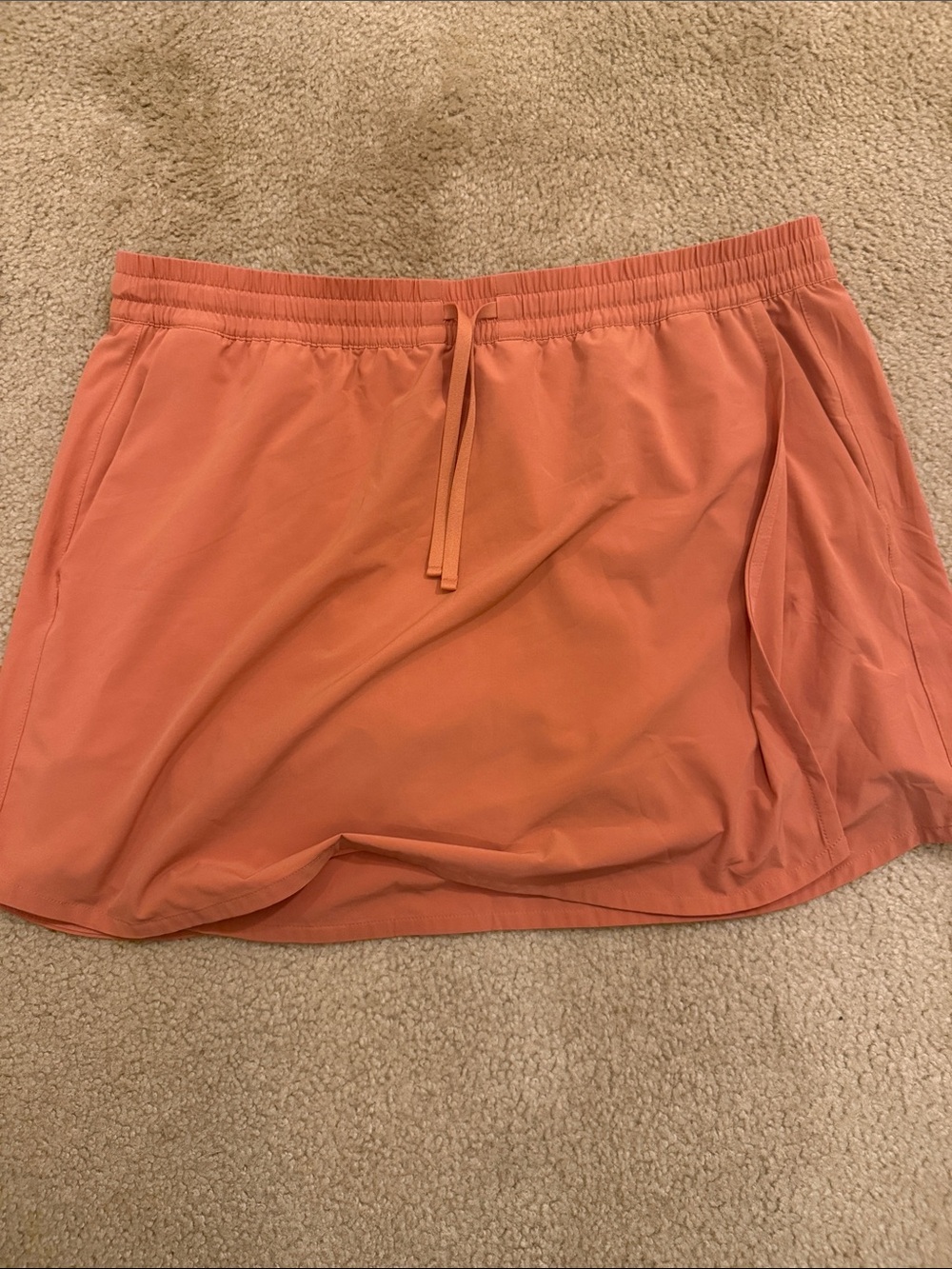 Patagonia Orange Athletic Skort